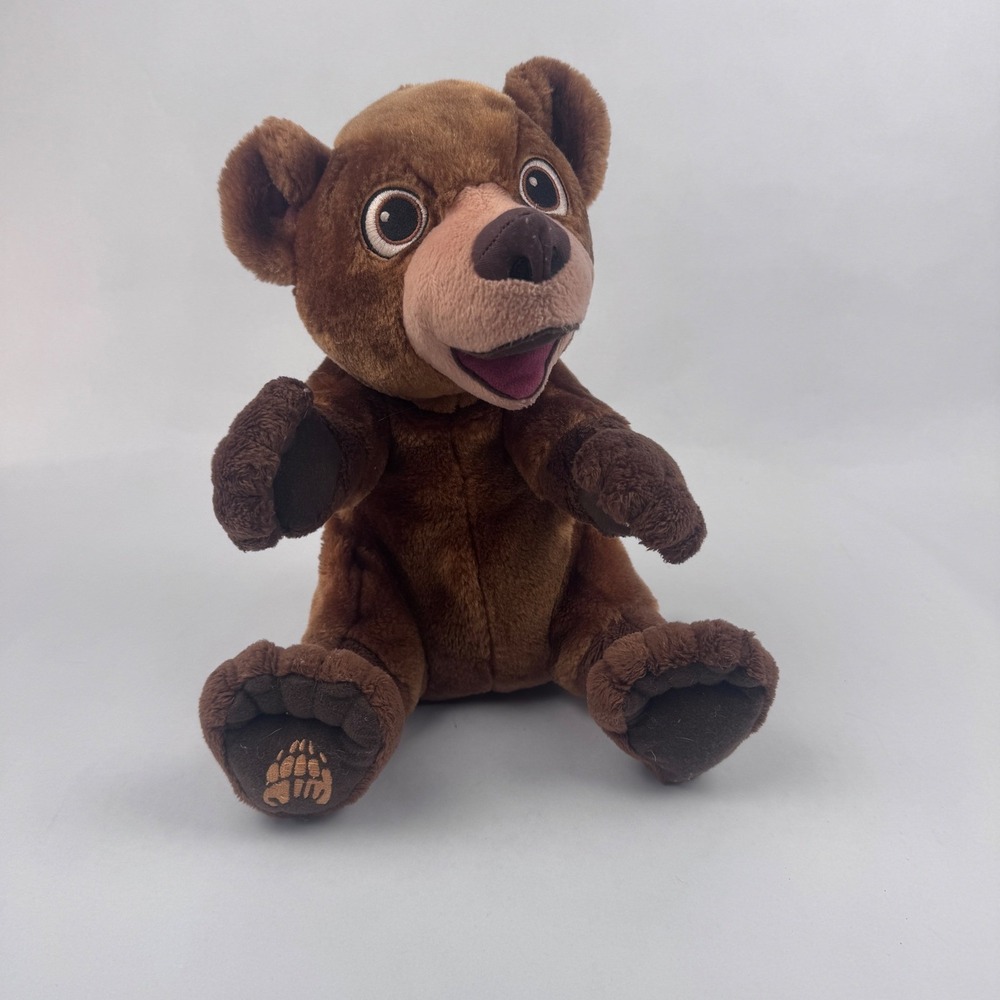 Disney Brother Bear Laughing Koda 12" Talking Plush READ DECRIPTION